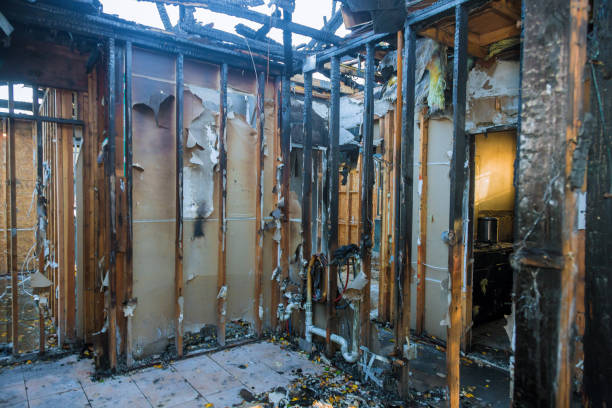 Professional Soot Cleanup technician working in Knox, PA